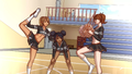 Cheerleaders' Naked Practice